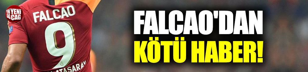 Galatasaray'dan açıklama: Falcao ne zaman dönecek?
