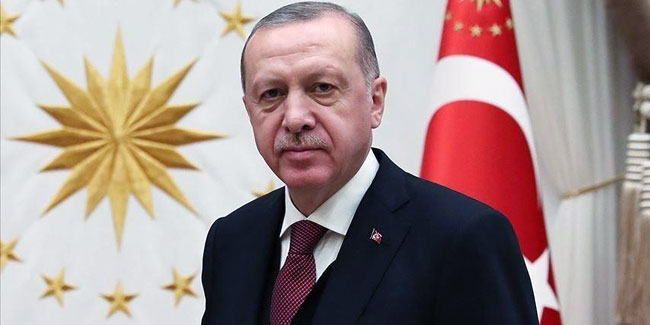 Erdoğan'dan KKTC'nin 36. kuruluş yıl dönümü mesajı