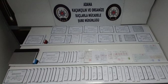 Adana'da sahte diploma operasyonu