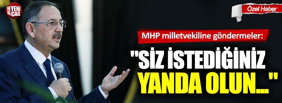 Mehmet Özhaseki'den MHP milletvekiline göndermeler!