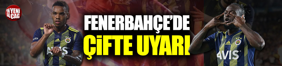 Fenerbahçe'de kanatlara çifte uyarı