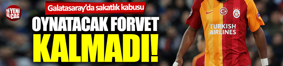 Galatasaray’da Babel şoku: Forvet oyuncusu kalmadı!