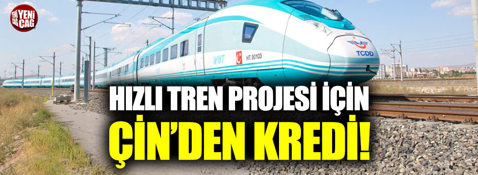 Mehmet Cahit Turan: “YHT projesi için Çin’den kredi alacağız”