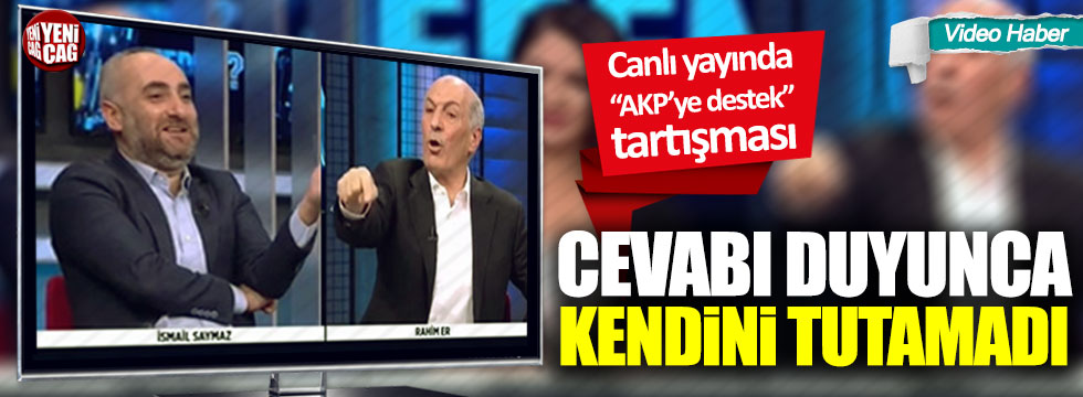 Canlı yayında "AKP iktidarına destek" tartışması