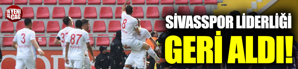 Kayserispor-Sivasspor: 1-4 (Maçın özeti)