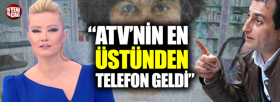 Şaban Vatan, Müge Anlı'yla konuşmasını aktardı: ATV'nin en üstünden telefon geldi