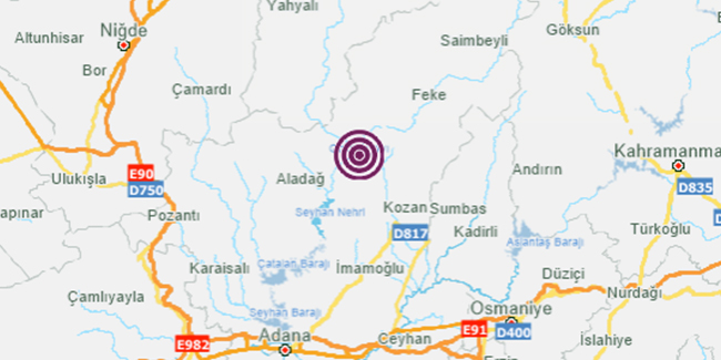 Son dakika: Adana'da korkutan deprem