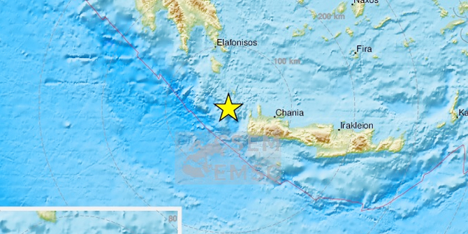 Yunanistan'da 6 şiddetinde deprem