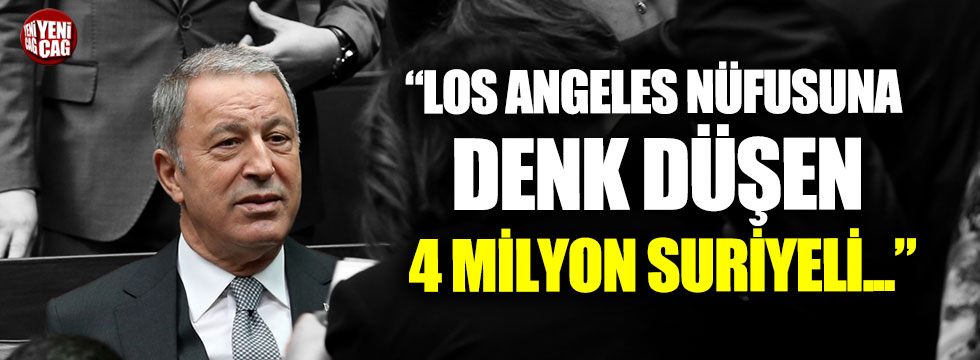 "Los Angeles nüfusuna denk düşen Suriyeli…"