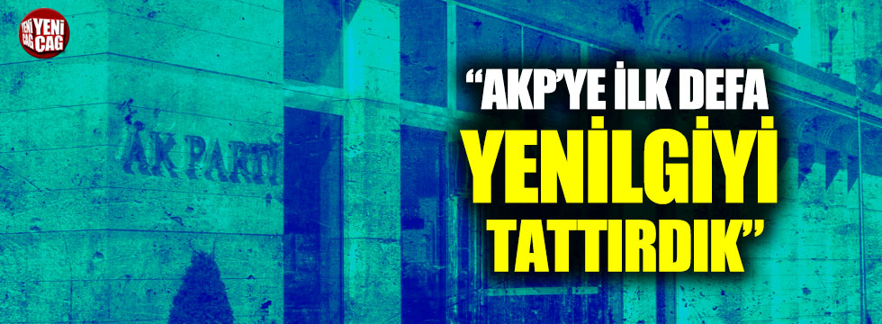 Koray Aydın: "AKP’ye yenilgiyi tattıran İYİ Parti’dir"