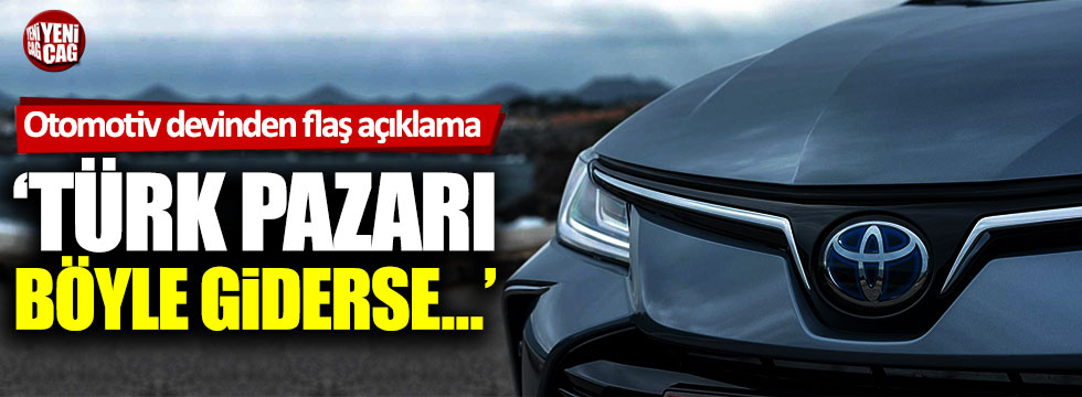 Toyota: "Türkiye'de vergi sistemi dünya ile uyumlu değil, sektör krizde"