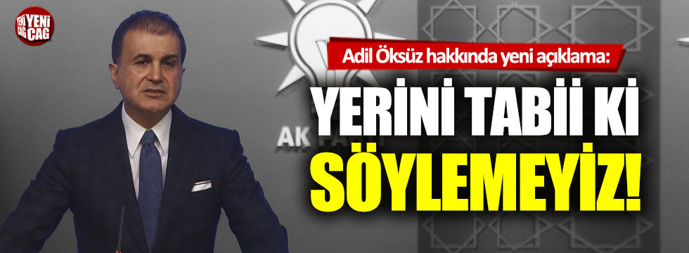 İktidardan Adil Öksüz açıklaması