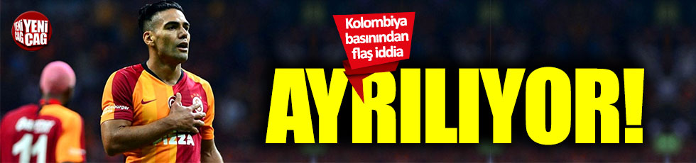 'Radamel Falcao Galatasaray'dan ayrılıyor' iddiası
