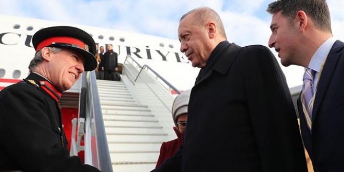 Erdoğan Londra'dan ayrıldı