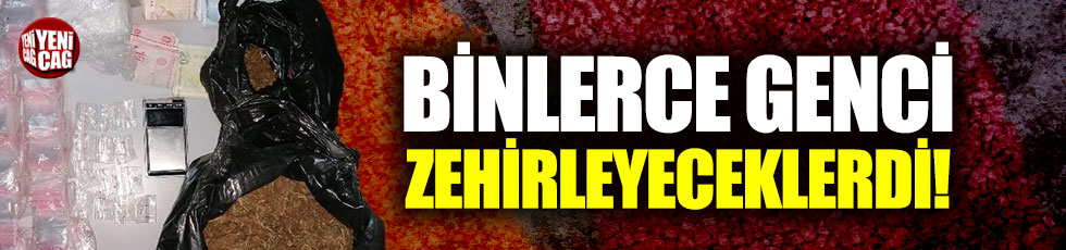 İzmir'de büyük uyuşturucu operasyonu: 10 bin hap...