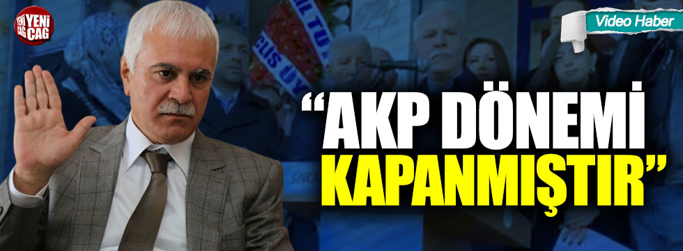 Koray Aydın: AKP'nin iktidar dönemi kapandı