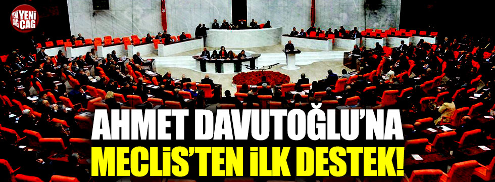 Mustafa Yeneroğlu ve Cihangir İslam'dan Ahmet Davutoğlu'na destek