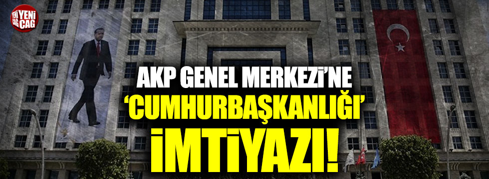 AKP Genel Merkezi'ni 'Cumhurbaşkanlığı koruyor' iddiası