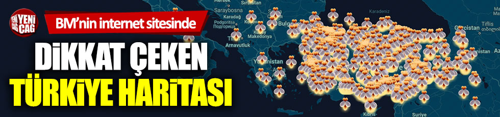 BM'nin internet sitesinde dikkat çeken Türkiye haritası