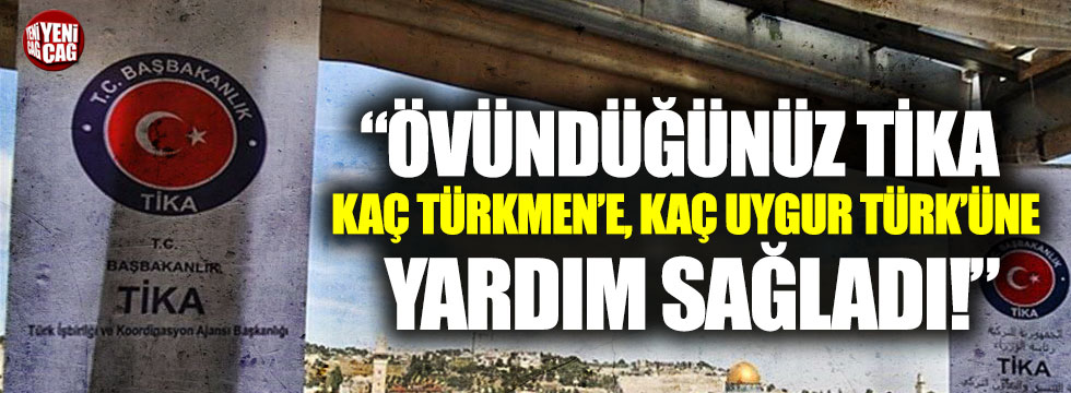 Meclis'te TİKA çağrısı: "Kaç Türkmen'e yardım etti?"