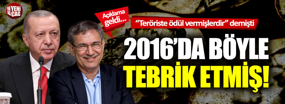 Erdoğan, Nobel Ödülü alan Orhan Pamuk'u böyle tebrik etmişti
