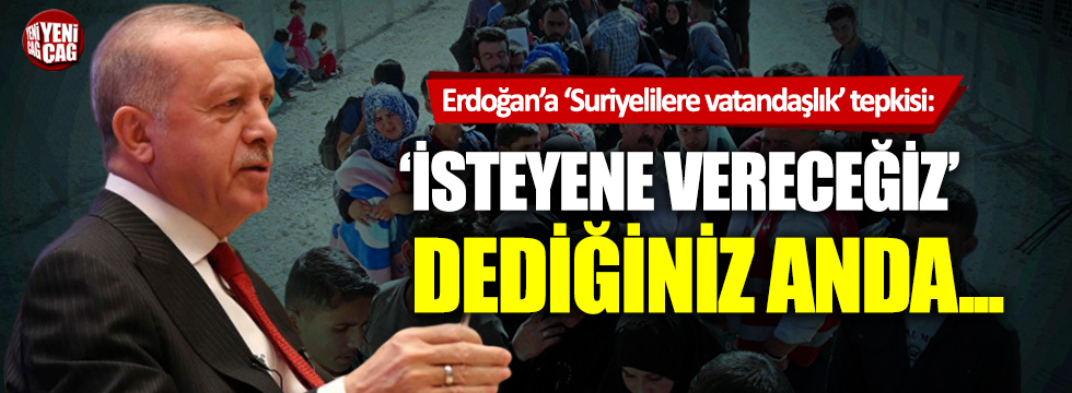 Sinan Oğan’dan Erdoğan’a ‘Suriyelilere vatandaşlık’ tepkisi