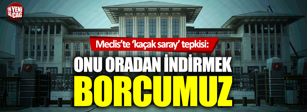 CHP’li Özgür Özel’den, Erdoğan’a çok sert ‘kaçak saray’ tepkisi!