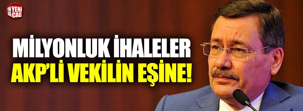 Milyonluk ihaleler AKP'li vekilin eşine verilmiş!