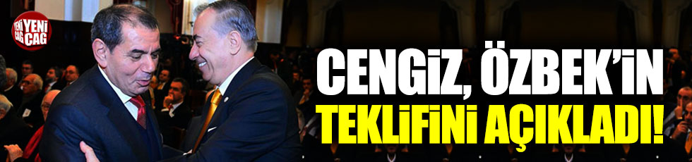 Mustafa Cengiz, Dursun Özbek'in teklifini açıkladı