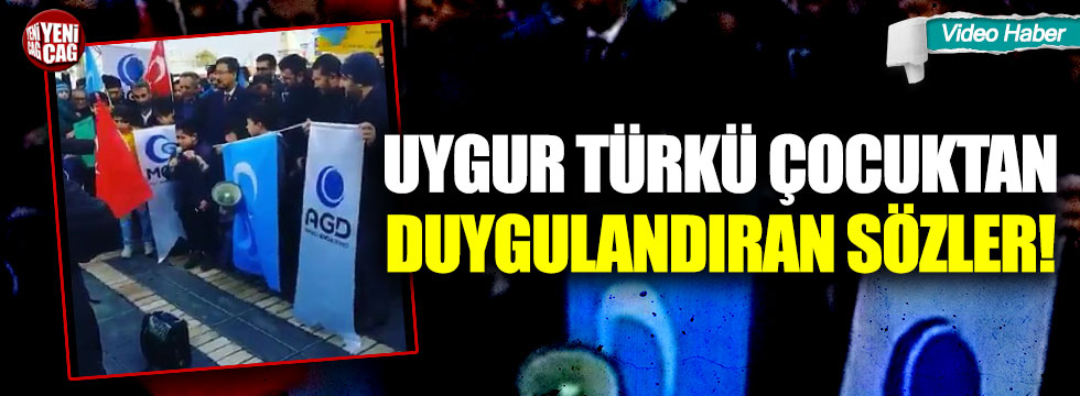 Uygur Türkü çocuğun sözleri herkesi etkiledi!
