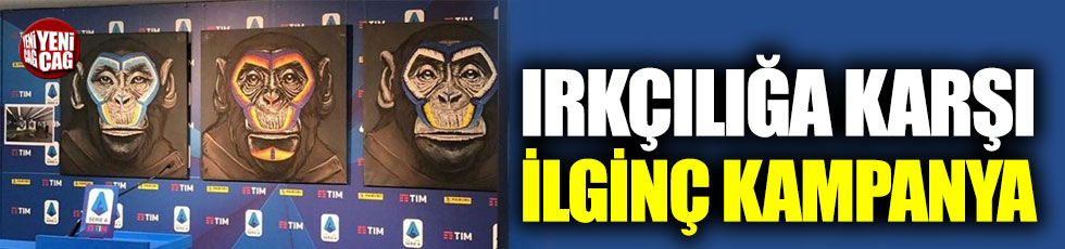 İtalya'da ırkçılığa karşı maymunlu kampanya!