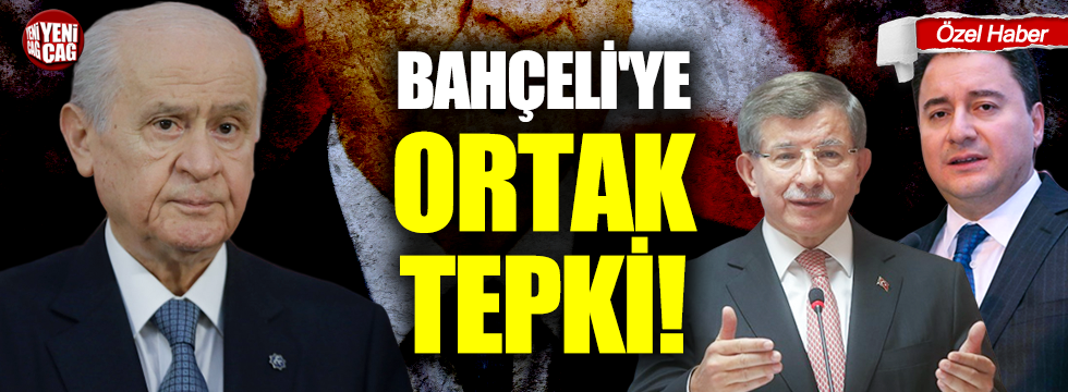 Davutoğlu ve Babacan cehpesinden Devlet Bahçeli'ye ortak tepki!