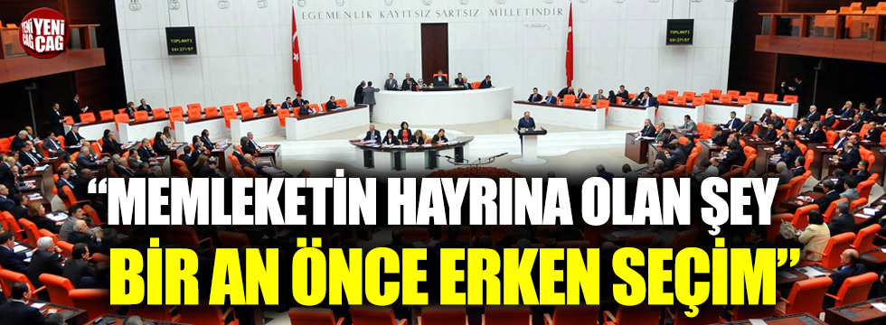 CHP'li Aykut Erdoğdu'dan erken seçim açıklaması