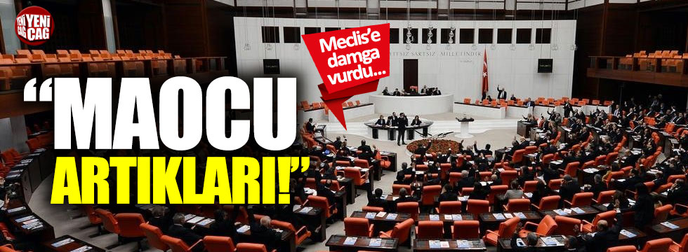 İYİ Partili Halil Oral: "Maocu artıkları!"