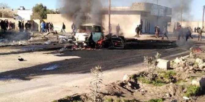 Rasulayn'da bombalı araçla terör saldırısı