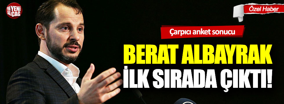 AKP'nin anketinde Berat Albayrak şoku!