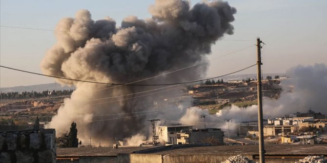 Esad güçlerinden İdlib’e hava saldırısı!