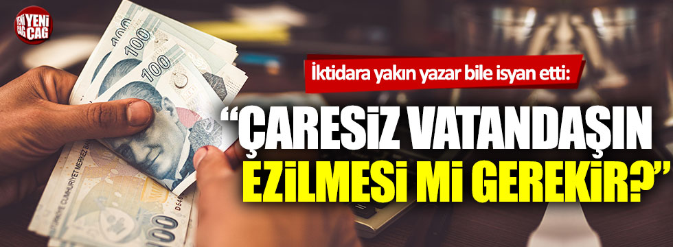 Mehmet Barlas: "Çaresiz vatandaşın ezilmesi mi gerekir?"