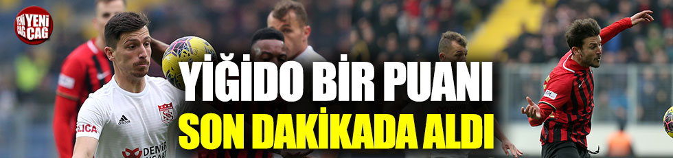 Gençlerbirliği-Sivasspor: 2-2 (Maç özeti)