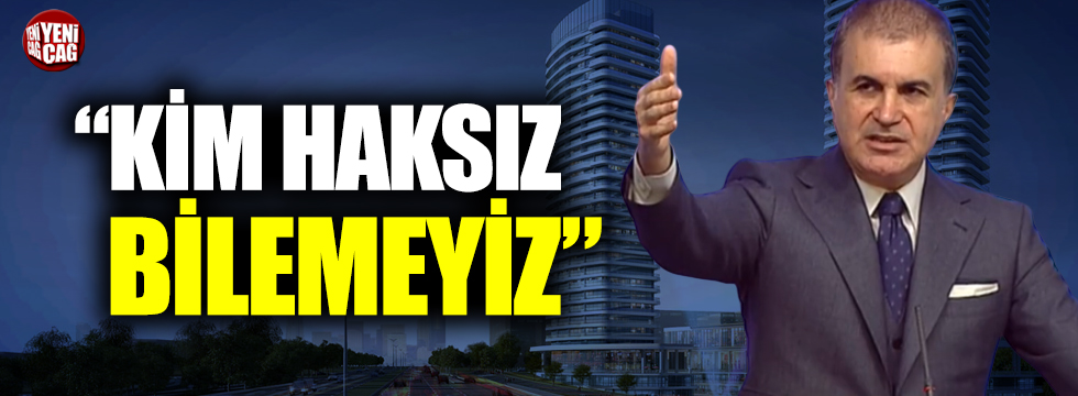 Ömer Çelik'ten Sinan Aygün'ün Mansur Yavaş hakkındaki iddialarına ilişkin açıklama
