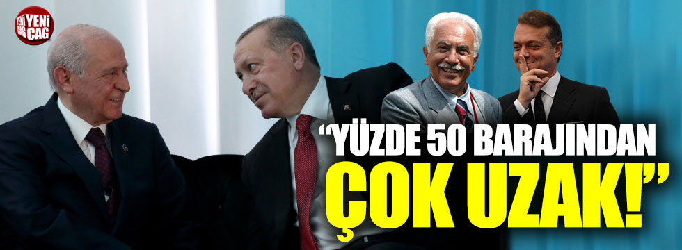 "AKP ve MHP yüzde 50'den çok uzak"