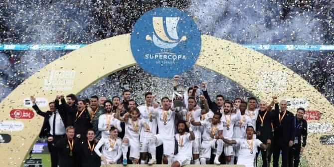 İspanya'da Süper Kupa'nın sahibi Real Madrid oldu