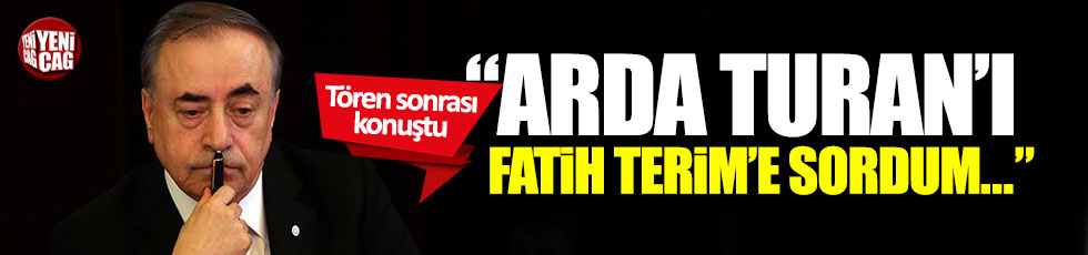 Mustafa Cengiz'den flaş Arda Turan açıklaması