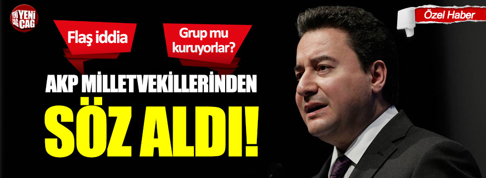 Flaş iddia: Ali Babacan AKP milletvekillerinden söz aldı!