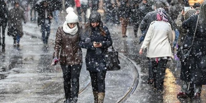 İBB'den kar yağışı uyarısı