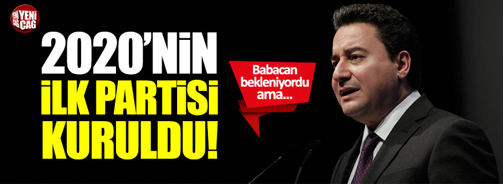 2020'nin ilk partisi Anadolu Birlik Partisi (ABP)