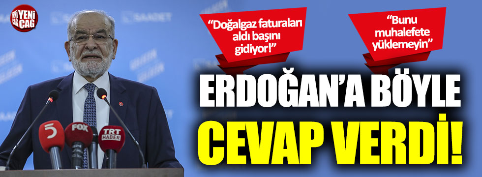 Temel Karamollaoğlu, Erdoğan'a böyle yanıt verdi