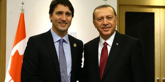 Erdoğan, Kanada Başbakanı ile görüştü
