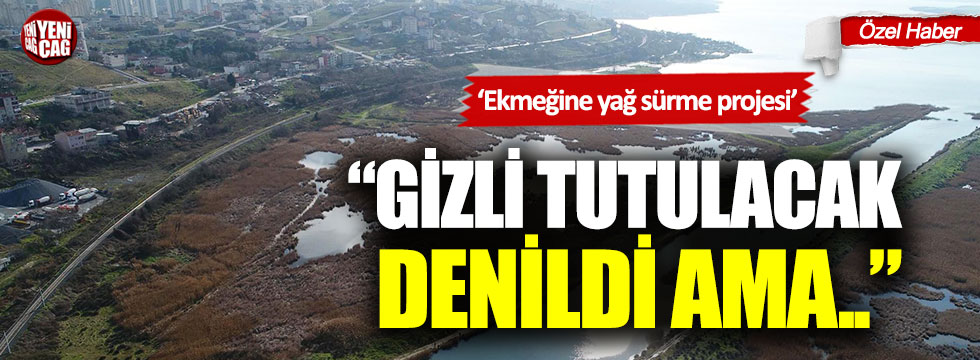 Kanal İstanbul'daki ranta soru önergesi