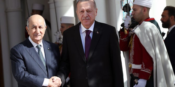 Cumhurbaşkanı Tayyip Erdoğan Cezayir'de